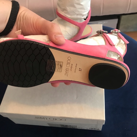 Jimmy Choo Naia Suede crystal shoes BNIB! - Picture 6 of 9